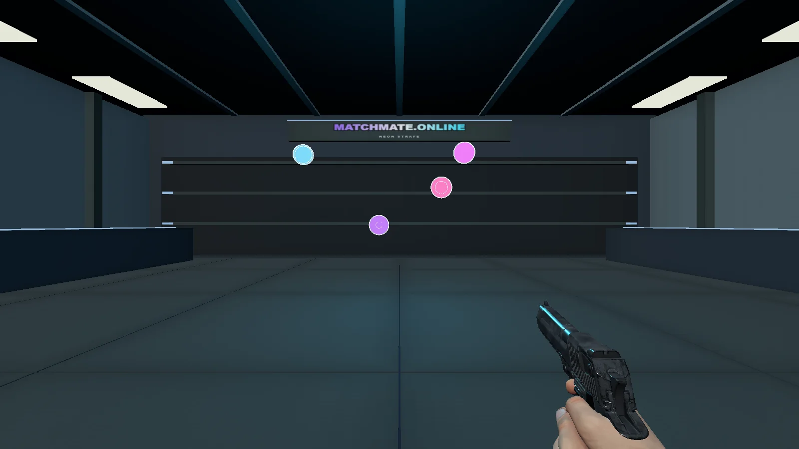 Aim Arena: тренировка Neon Strafe