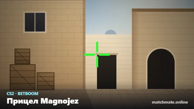 Прицел Magnojez в CS2 — как он выглядит в игре