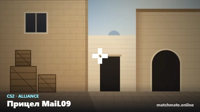 Прицел MaiL09 в CS2 — как он выглядит в игре