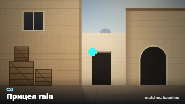 Прицел rain в CS2 — как он выглядит в игре