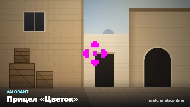 Прицел «Цветок» в Valorant — как он выглядит в игре