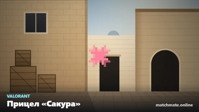 Прицел «Сакура» в Valorant — как он выглядит в игре